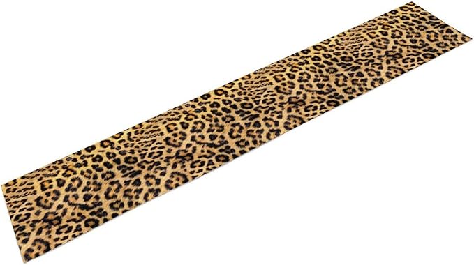 Leopard Print Dinning Table Runner, Cotton Linen Rustic Cottage Country Farm - Image 8