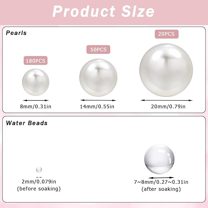 Floating Pearls for Centerpieces Vases - Image 2