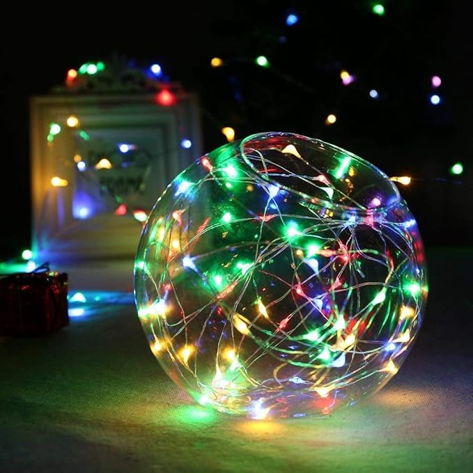 MUMUXI 20 Pack 3.3ft Fairy Lights Battery Operated String Lights, Mini LED - Image 5