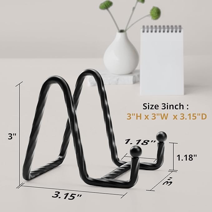 Picture Stands for Display 3 Pack 3 Inch Plate Stands for Display - Image 2