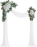 White Artificial Wedding Arch Flowers Kit by Love%C2%A0Every%C2%A0Bit%C2%A0of%C2%A0Life