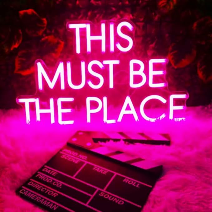 This Must Be The Place Neon Sign, Party Sign, Neon Sign Art, PersonalizedGifts - Image 4