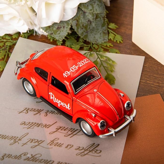 callie Personalized Wedding Decor, Custom Cute Wedding Car Model - Image 4