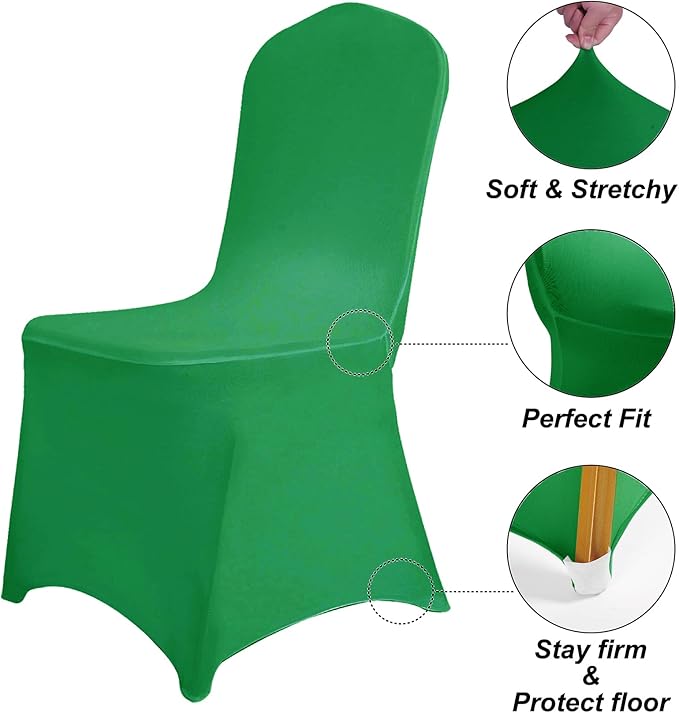 SUPERO Waterproof Spandex Chair Cover 25PCS, Stretch Dining Chair Covers - Image 5