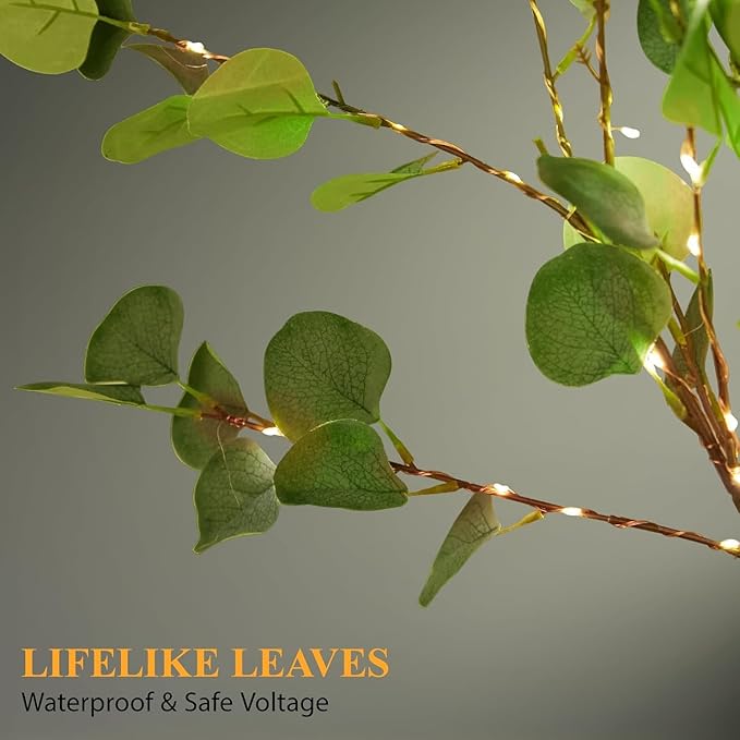 Lighted Eucalyptus Branches - Image 2