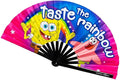 Kandies World UV Reactive Custom Festival Folding Hand Fan by KandiesWorld