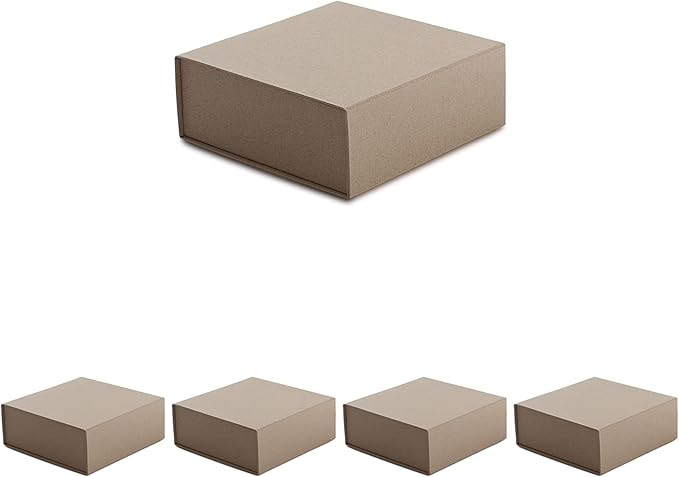 CECOBOX - Gift Boxes with Lids for Presents 6"x6"x2.75" - Matte, Collapsible by cecobox