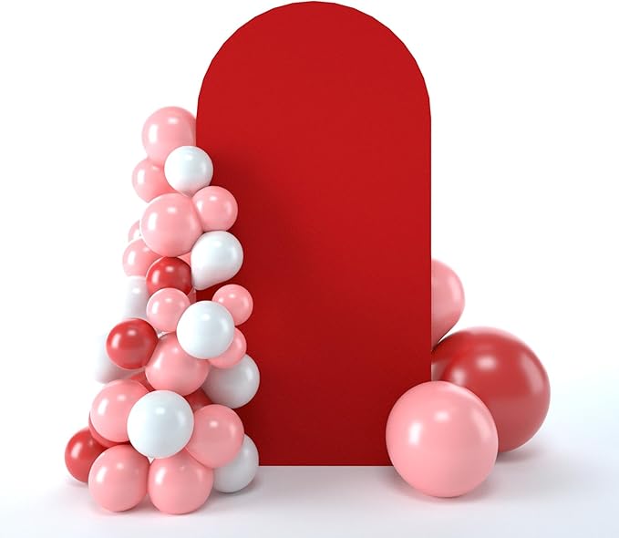 bricia Wedding Arch Backdrop Stand Cover, 7.2FT Double Sided Stretchy Arch by bricia