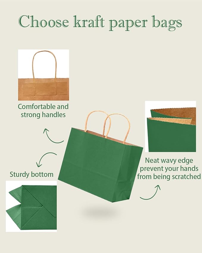 qiqee 100PCS Large Gift Bag - Image 3