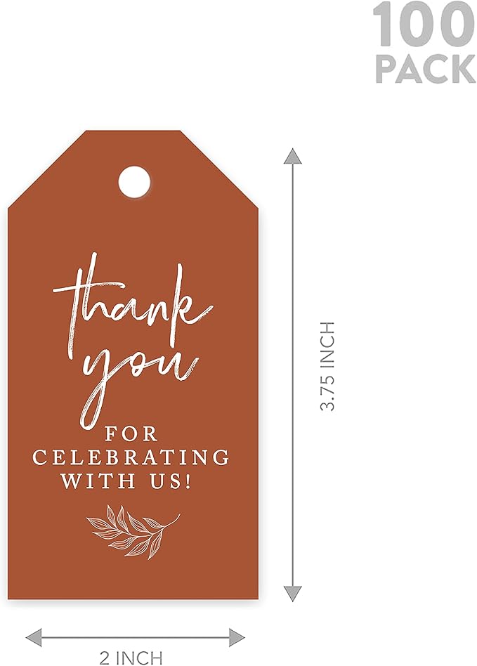 Andaz Press 100-Pack Thank You for Celebrating - Image 5