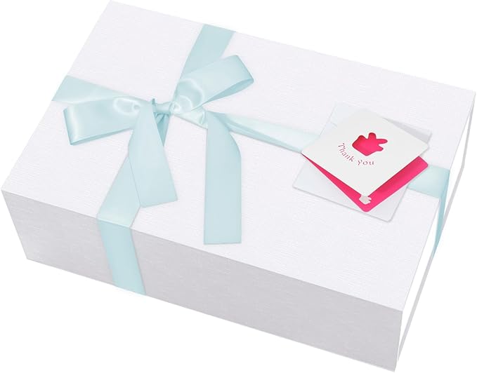 Large White Gift Box, 13.75"x9"x4.5", Gift Boxes by Rinrda