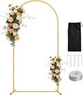 7.2FT Arch Backdrop Stand for Parties, Metal Balloon Arch kit Stand by WellSign