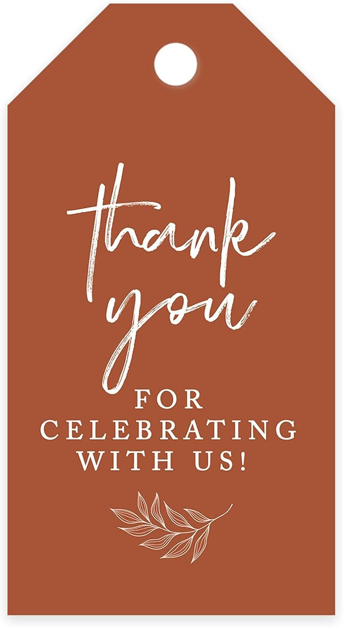 Andaz Press 100-Pack Thank You for Celebrating by AndazPress