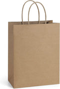 BagDream 50Pcs Gift Bags 8x4.25x10.5 Kraft Paper Gift Bags by BagDream