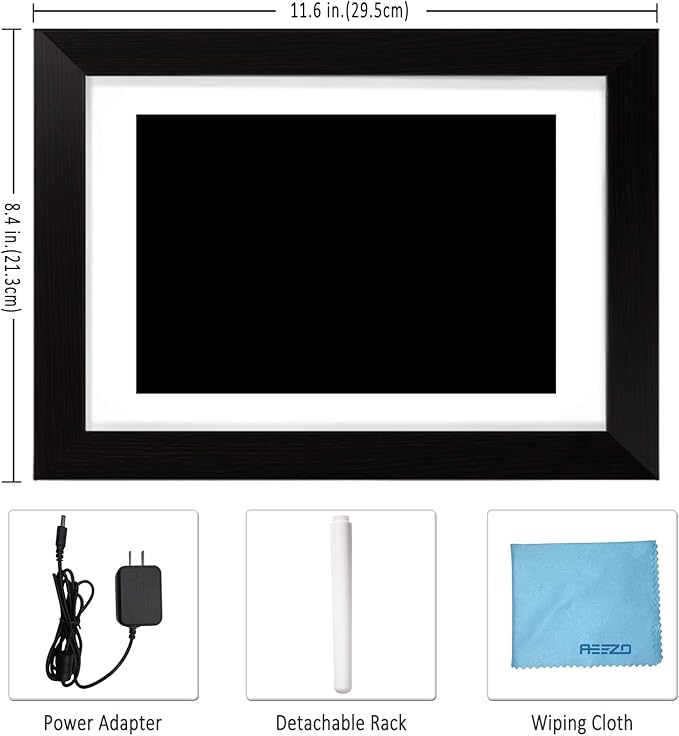 AEEZO Digital Picture Frame 10.1 Inch 1280x800 IPS Touch Screen WiFi Smart - Image 9
