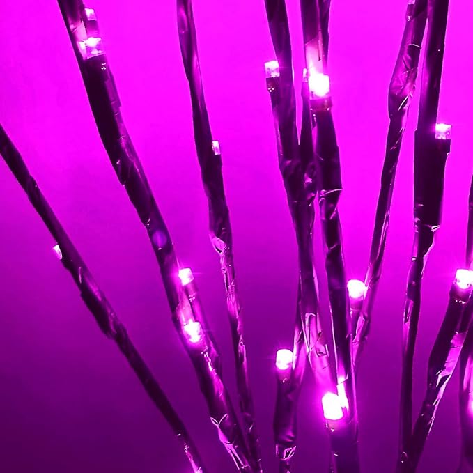 Led Branch Light Battery Operated Lighted Branches Vase Filler Willow Twig - Image 2