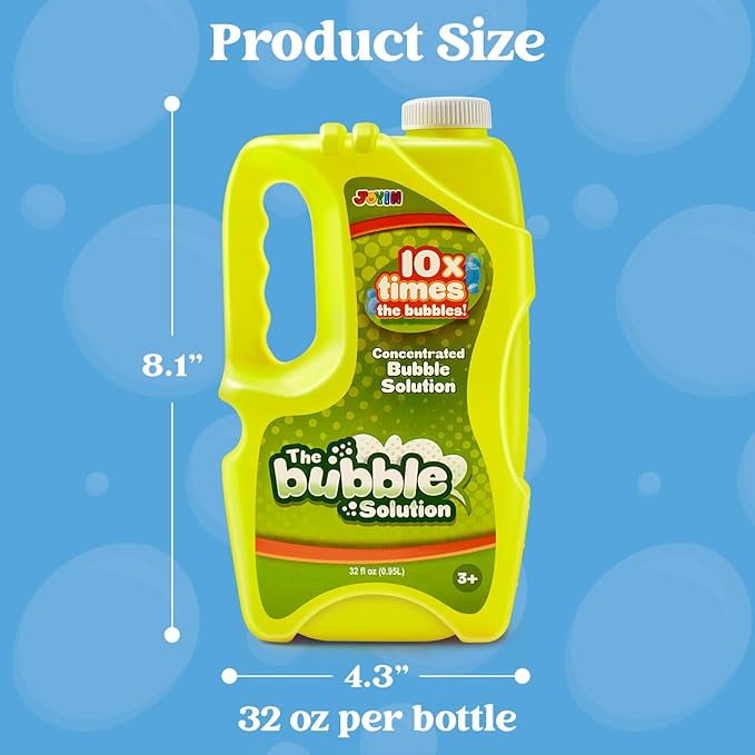 JOYIN 32 oz Bubble Solution Refills, Concentrated Solution - Image 7