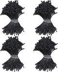 HAHIYO 700Pcs 2mm Fully Black Matte Double Head Flower Stamen Pistil by HAHIYO