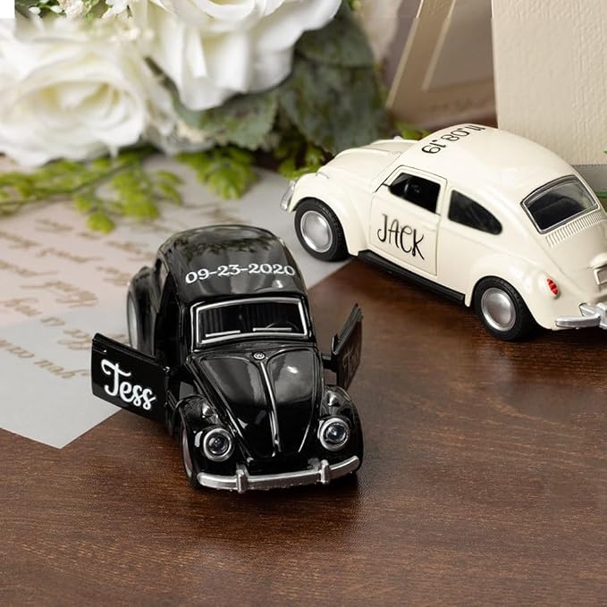 callie Personalized Wedding Decor, Custom Cute Wedding Car Model - Image 3