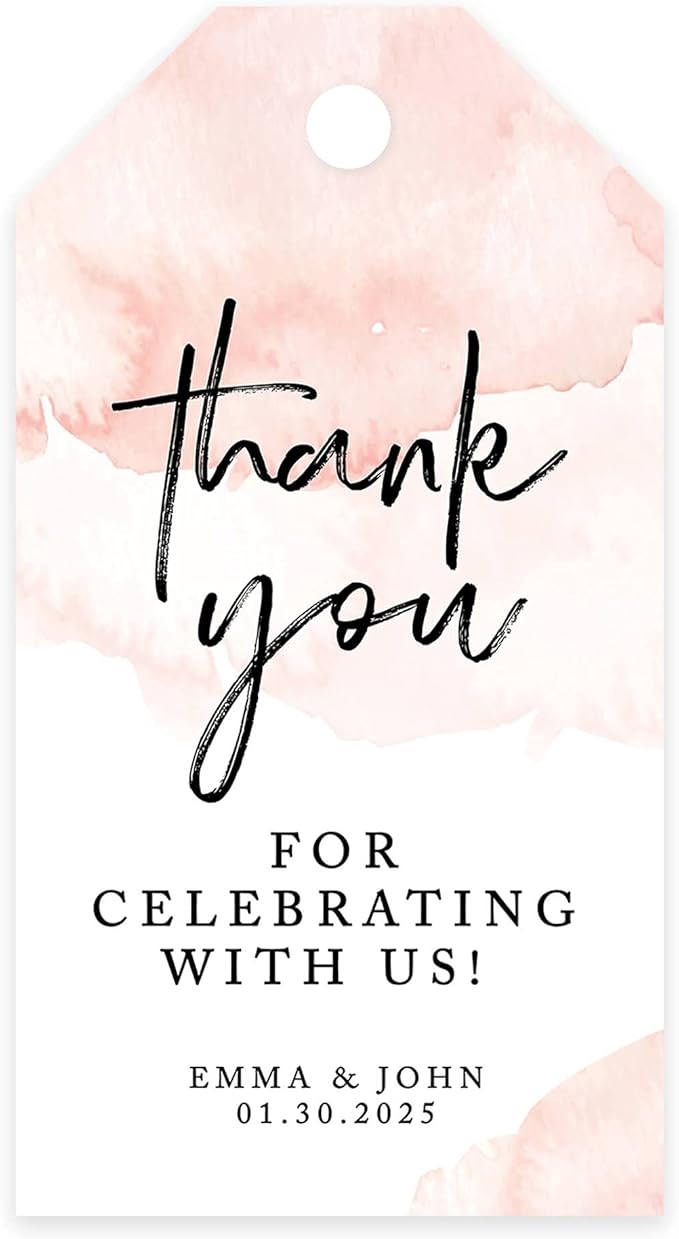 Andaz Press 100-Pack Personalized Thank You by AndazPress