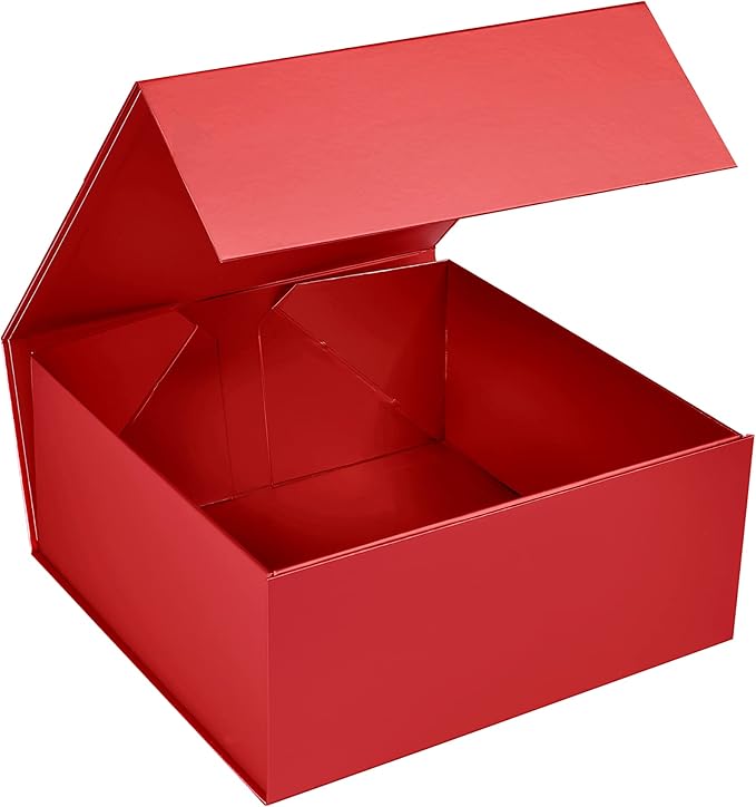CECOBOX - Gift Boxes with Lids for Presents 6"x6"x2.75" - Matte, Collapsible - Image 2