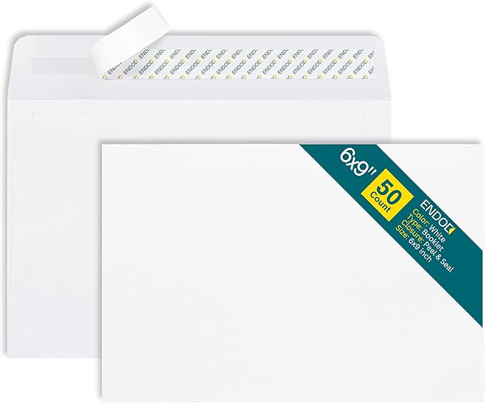 6x9 Booklet Envelopes by EnDoc