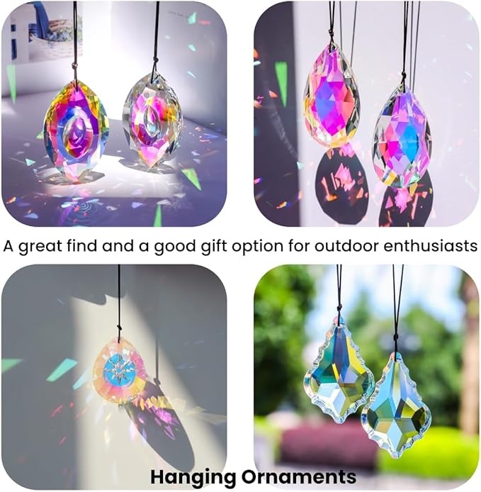5Pcs 3-inch Crystal Sun Catcher Prisms - Image 4