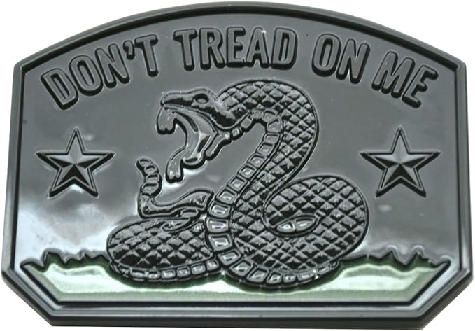1x Gadsden Flag Rattlesnake Car Emblem 3D Decal Sticker by Unknown