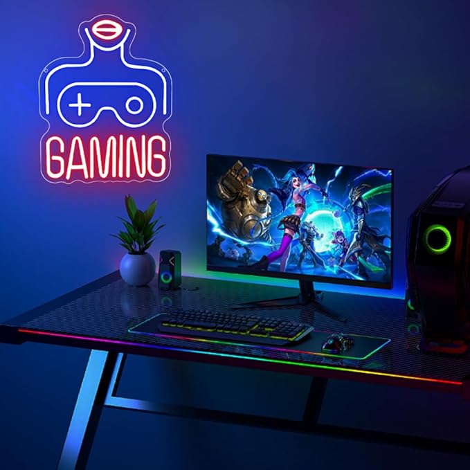 Gaming LED Lights for Wall Decor, Video Game Room Neon Sign Gift for Teens Boys - Image 6