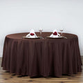 Efavormart Round Tablecloth, 120 Inch Stain & Wrinkle Resistant Washable Table by efavormart