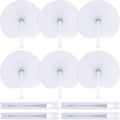 ZWIN 48 Pcs Paper Fans Wedding Paper Fans by ZWIN
