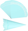 PATIKIL Wedding Confetti Cones, Light Blue by PATIKIL