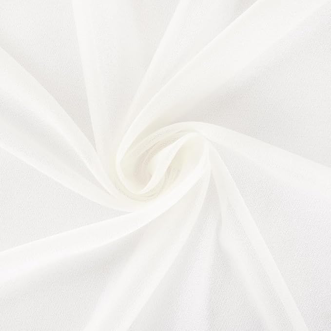 Ivory Wedding Arch Draping Fabric 2 Panels 29" x 20 FT White Drapes - Image 6