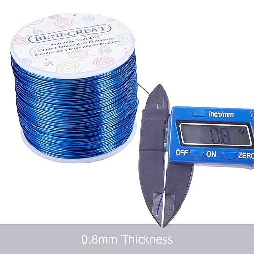 BENECREAT 20 Gauge 770FT Aluminum Wire Anodized Jewelry Craft Making Beading - Image 8