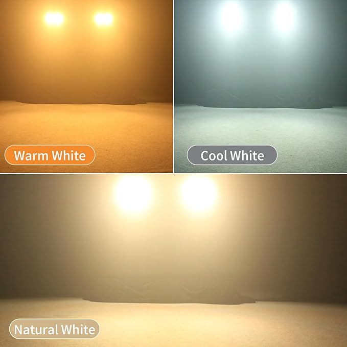 Stage Lights, 4X100W COB Spotlight LED Par Can Retro Lights, 2 in 1 Cool White - Image 4