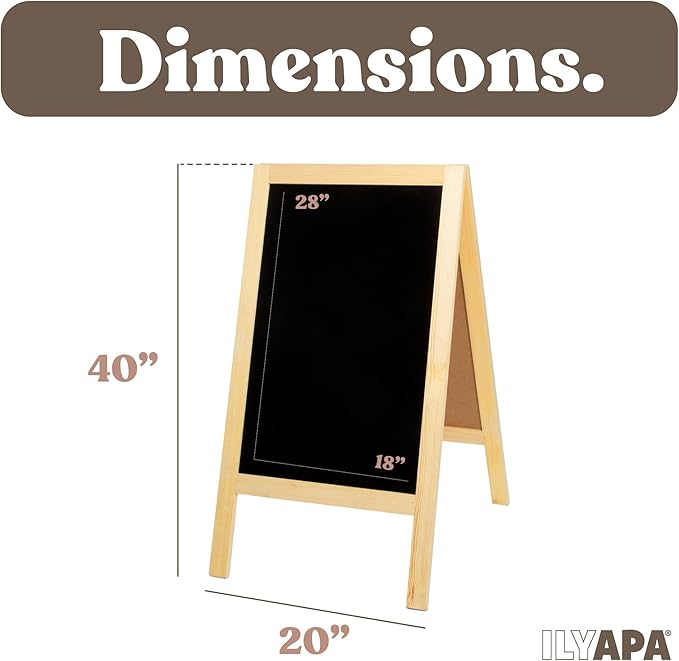 Ilyapa Wooden A-Frame Sign - Image 2