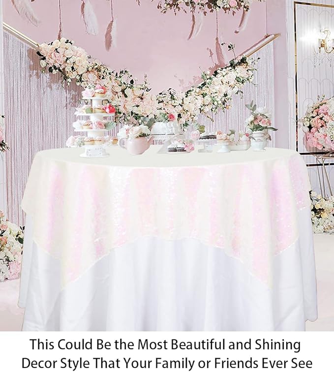 ShinyBeauty Sequin Tablecloth - Image 4