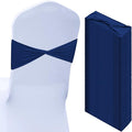 Kinlop 50 Pcs Spandex Chair Sashes Bows Chair Bands Slider Sashes by Kinlop