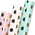 Ribbli Birthday Wrapping Paper Polka Dots Gift Wrap by Ribbli