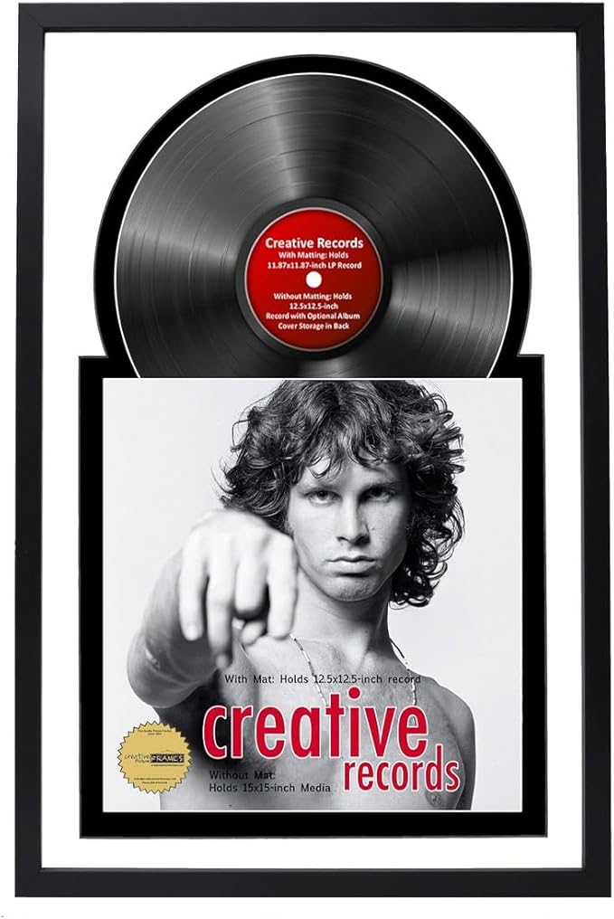 Creative Picture Frames 16" x 24" Jukebox Vinyl Frame Display by CreativePictureFrames