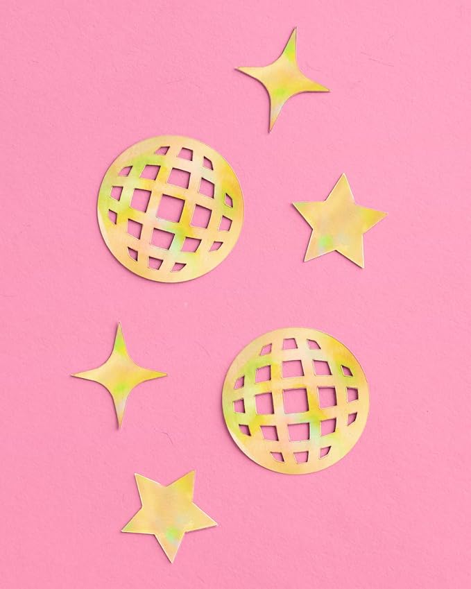 xo, Fetti Gold Disco Foil Confetti - Image 2