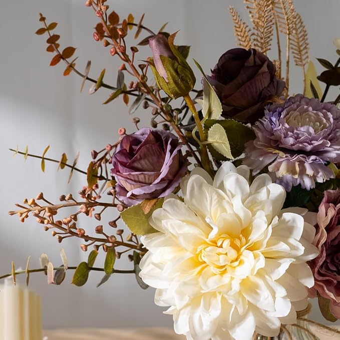 LESING Dahlia Flower Aritificial Flower - Image 3
