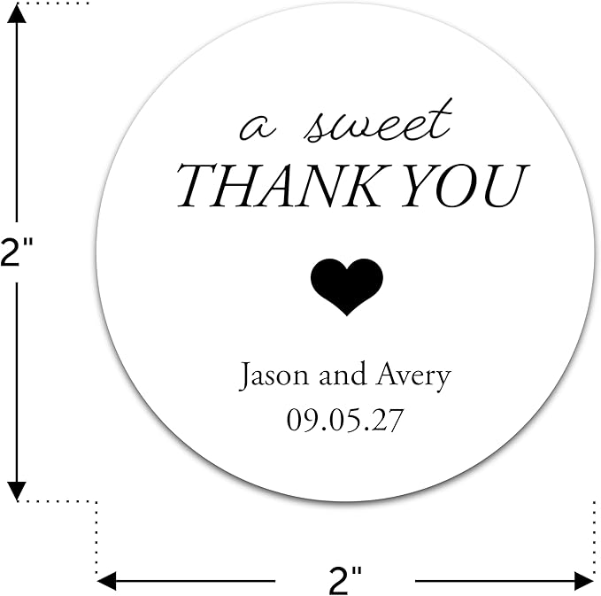 Personalized Wedding Stickers - Image 2