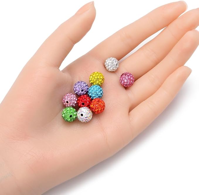 100pcs Adabele Grade A Suncatcher Crystal Rhinestone Pave Loose Beads 10mm - Image 2