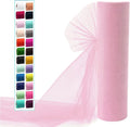 Light Pink Tulle Fabric Rolls 54 Inch by 20 Yards Tulle Bolt Spool by IONTACH