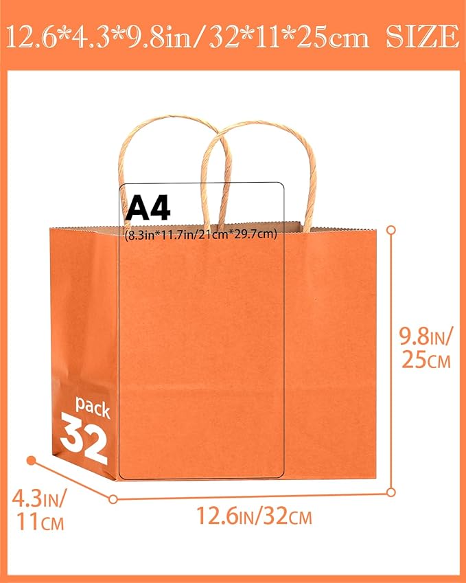 qiqee 100PCS Large Gift Bag - Image 5