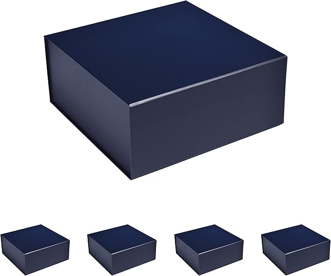 CECOBOX - Gift Boxes with Lids for Presents 6"x6"x2.75" - Matte, Collapsible by cecobox