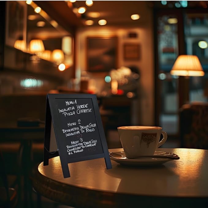 Rustic Whitewash Double Sided Chalkboard - Image 6