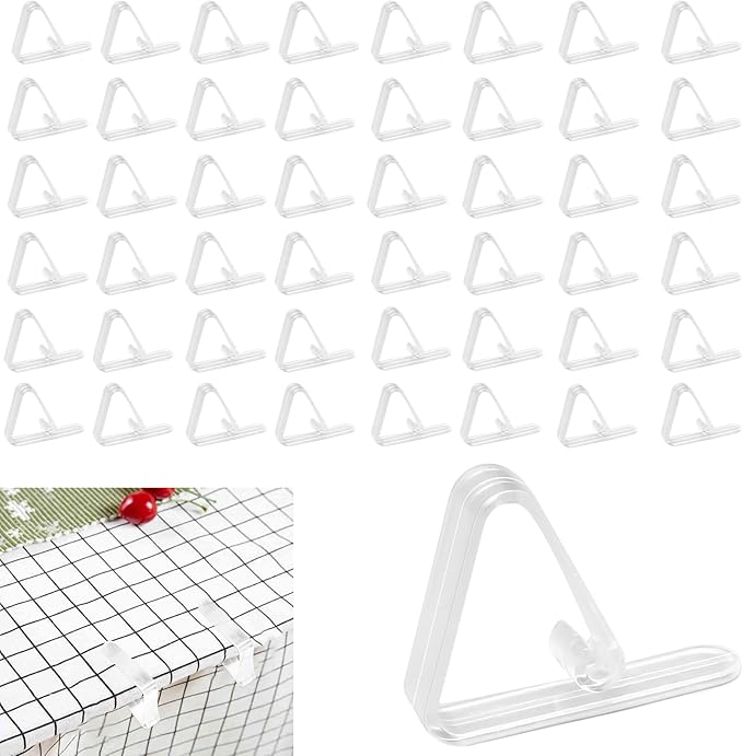 48 Pcs Plastic Table Cloth Holder by Unknown