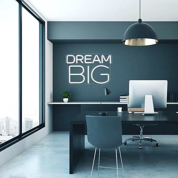 Dream-Big Neon Sign For Wall Decor In Bedroom or Bar, Dream Led Neon Sign For - Image 5